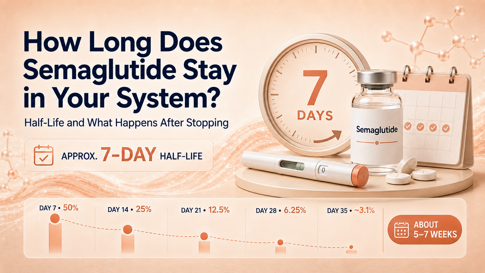 How Long Does Semaglutide Stay in Your System? Half-Life and What Happens After Stopping