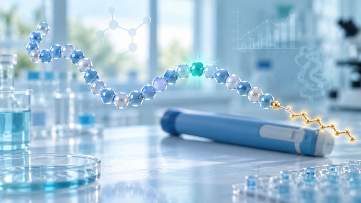 Is Semaglutide a Peptide? What It Is, How It's Made, and Why the 40-Amino-Acid Rule Matters
